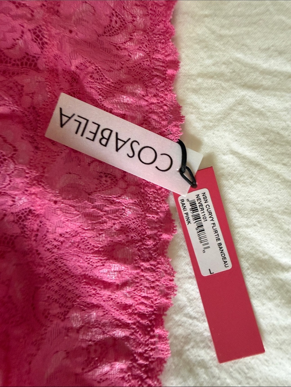Cosabella Never Say Never Curvy Flirtie Bandeau NWT